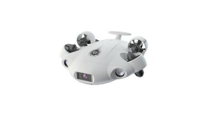 Podvodni dron QYSEA Fifish V-EVO R-SD, 4K kamera, SD utor, 360° kretanja, robotska ruka, bijeli