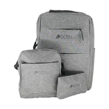 Ruksak za laptop OCTIO Essentials MultiPack, 15.6", sivi
