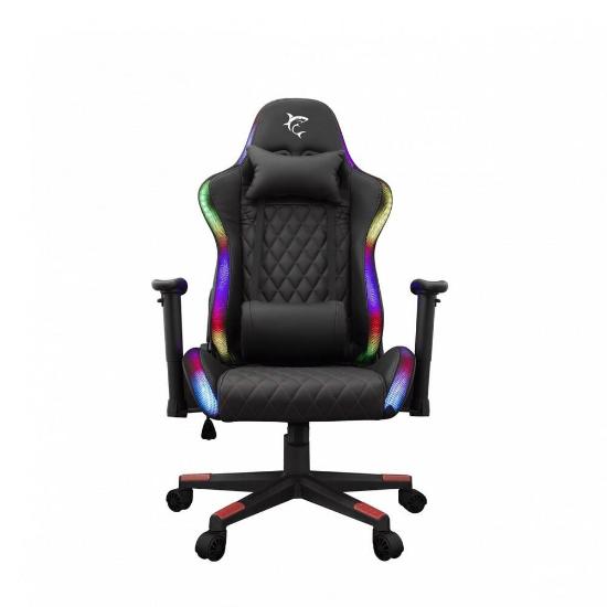 Gaming stolica WHITE SHARK Thunderbolt, RGB, crna