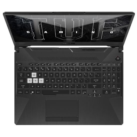 Prenosnik ASUS TUF Gaming A15 FA506NC-HN012 / Ryzen 5 7535HS, 16 GB RAM, 512 GB SSD, nVidia GeForce RTX 3050, 15,6" FHD 144 Hz IPS, brez operacijskega sistema, črne barve