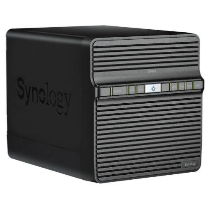 SYNOLOGY DS423 DiskStation 4-bay NAS server, 2.5"/3.5" HDD/SSD, Wake on LAN/WAN, 2GB, G-LAN, 2x USB 3.2