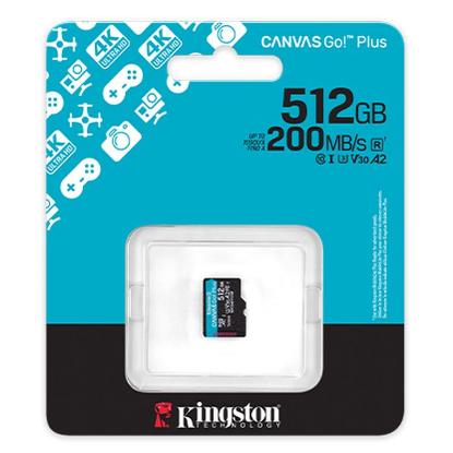 Memorijska kartica KINGSTON Canvas Go Plus  SDCG4/512GBSP, Micro SDXC, 512GB, Class 10