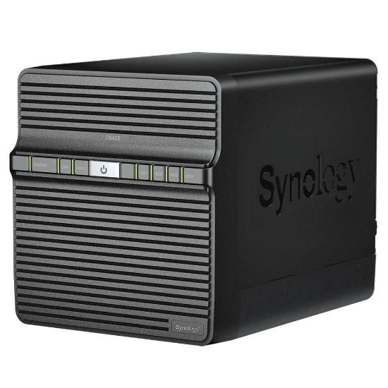 SYNOLOGY DS423 DiskStation 4-bay NAS server, 2.5"/3.5" HDD/SSD, Wake on LAN/WAN, 2GB, G-LAN, 2x USB 3.2