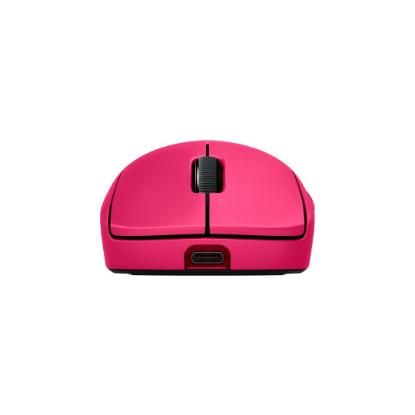Miška LOGITECH Pro 2 Lightspeed, RGB, optički, bežični, 32000dpi, rozi