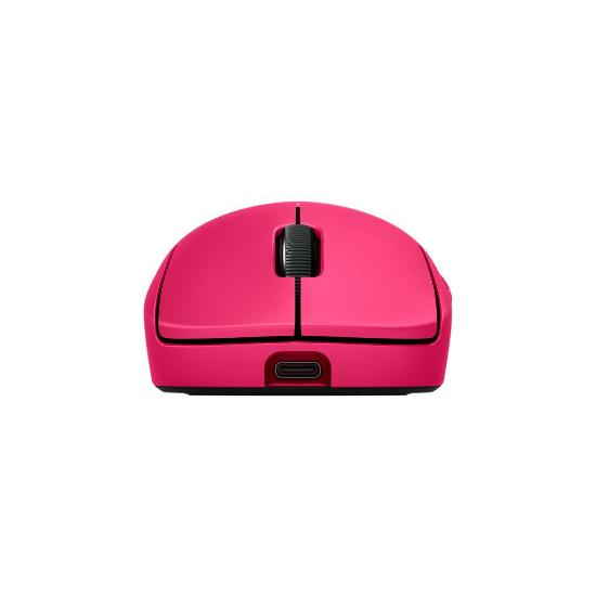 Miška LOGITECH Pro 2 Lightspeed, RGB, optički, bežični, 32000dpi, rozi