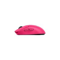 Miška LOGITECH Pro 2 Lightspeed, RGB, optički, bežični, 32000dpi, rozi
