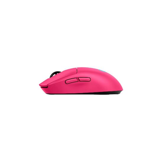 Miška LOGITECH Pro 2 Lightspeed, RGB, optički, bežični, 32000dpi, rozi