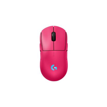 Miška LOGITECH Pro 2 Lightspeed, RGB, optički, bežični, 32000dpi, rozi