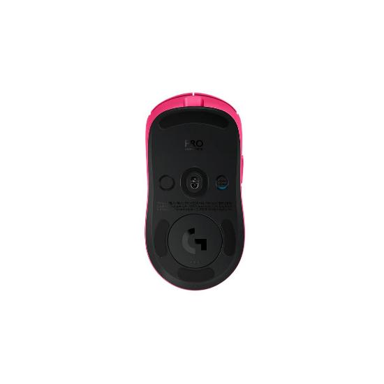 Miška LOGITECH Pro 2 Lightspeed, RGB, optički, bežični, 32000dpi, rozi