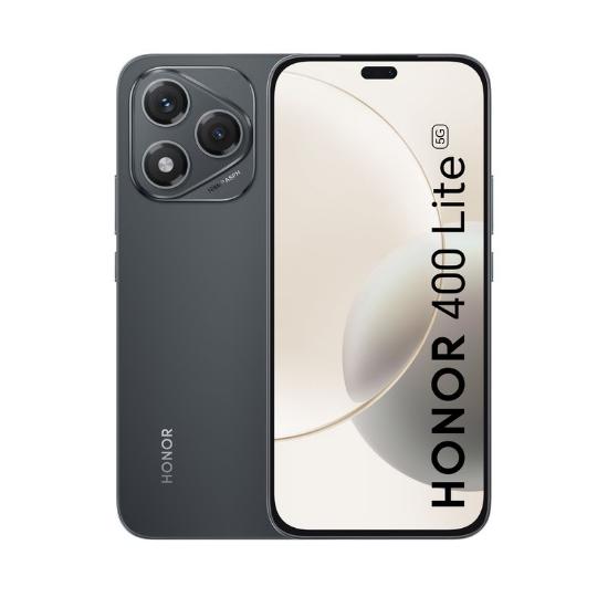 Smartphone HONOR 400 Lite, 6,7", 8GB, 256GB, Android 15, crni