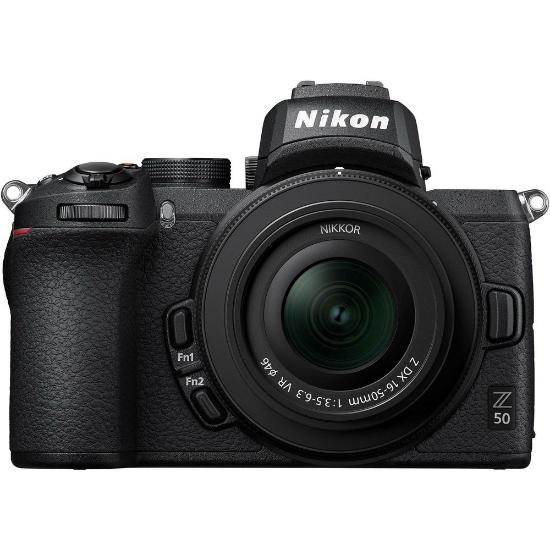 Digitalni fotoaparat NIKON Z50 + 16-50VR, 20,9 MP, DX CMOS senzor, 4K Ultra HD, crni