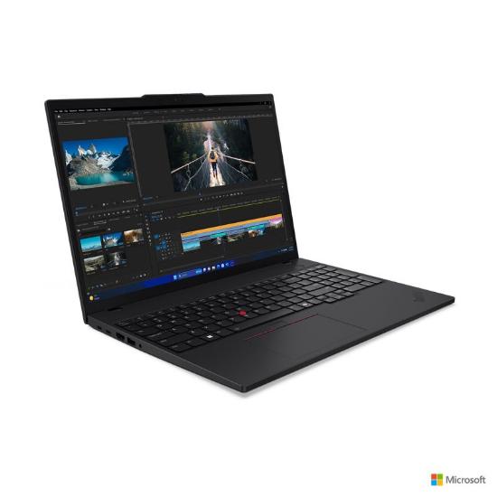 Lenovo ThinkPad T16 Gen 3, 21MN00B7SC, 16" WUXGA, Intel Core Ultra 7 155U, 64GB, 2TB SSD, W11P, Intel Graphics, crni