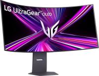 Gaming monitor 44.5" LG 45GX950A-B, 5K 21:9, OLED, 330Hz, 1ms, 1300cd/m2, G-Sync, FreeSync, zakrivljeni, zvučnici, crni