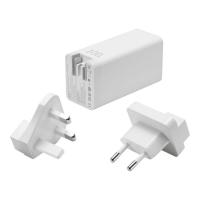 Kućni punjač ASUS AC100-02 GaN, 100W, 2xUSB-C, USB-A, US/EU/UK, bijeli