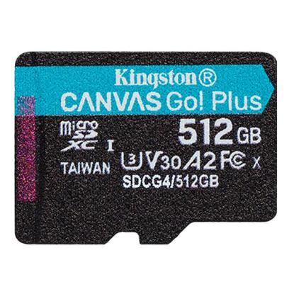 Memorijska kartica KINGSTON Canvas Go Plus  SDCG4/512GBSP, Micro SDXC, 512GB, Class 10