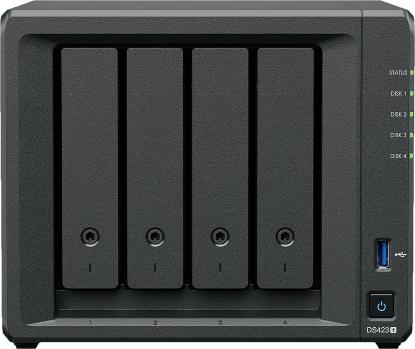SYNOLOGY DS423+ DiskStation 4-bay NAS server, 2.5"/3.5" HDD/SSD, Wake on LAN/WAN, 2GB, G-LAN, 2x USB 3.2