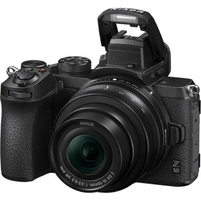 Digitalni fotoaparat NIKON Z50 + 16-50VR + 50-250 VR, 20,9 MP, DX CMOS senzor, 4K Ultra HD, crni