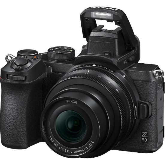 Digitalni fotoaparat NIKON Z50 + 16-50VR + 50-250 VR, 20,9 MP, DX CMOS senzor, 4K Ultra HD, crni