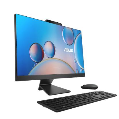 Računalnik AiO ASUS A3402WVAK-WB33C0 / 23,8" FHD IPS, Core i3 1315U, 16 GB, 512 GB SSD, Intel HD Graphics, WiFi, tipkovnica, miška, brez operacijskega sistema, črno