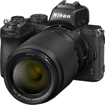Digitalni fotoaparat NIKON Z50 + 16-50VR + 50-250 VR, 20,9 MP, DX CMOS senzor, 4K Ultra HD, crni