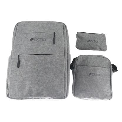 Ruksak za laptop OCTIO Essentials MultiPack, 15.6", sivi