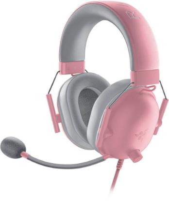 Slušalice RAZER Blackshark V2 X Quartz, roze