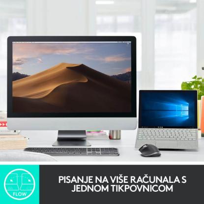 Tipkovnica LOGITECH MX Keys mini, brezžična, BT, srebrna