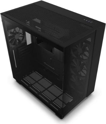 Ohišje  NZXT H9 Flow, MIDI, ATX, USB 3.2, USB-C, črno, brez napajanja