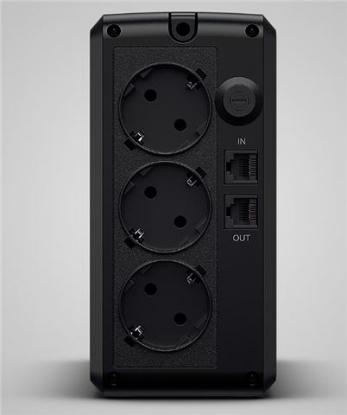 UPS CYBERPOWER, UT650EG, 650VA/360W, line-int., šuko, 3 utičnice, crni