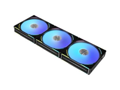 Ventilator LIAN LI Uni Fan AL120 V2 RGB PWM, 120mm, črni, 3 ventilatorja, kontroler