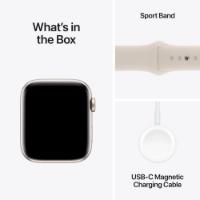 Pametna ura APPLE Watch SE2 V2 GPS, 44mm Starlight Alu Case w Starlight Sport Band - M/L