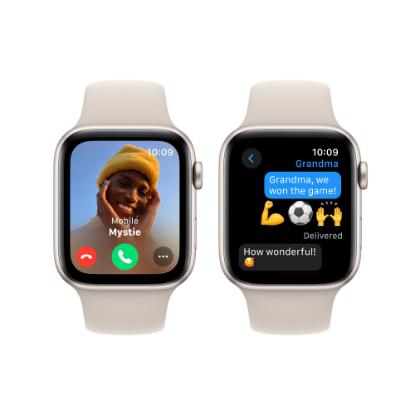 Pametna ura APPLE Watch SE2 V2 GPS, 44mm Starlight Alu Case w Starlight Sport Band - M/L