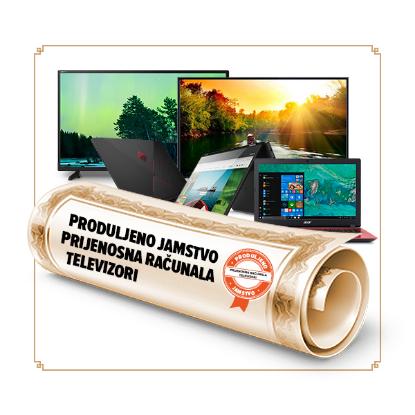 Produljeno jamstvo za laptop / stolno računalo / monitor / igraću konzolu / TV sa 36 na 60 mjeseci - vrijednosti uređaja 995,43-1493,13 €