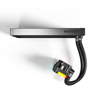 Vodeno hlajenje MONTECH HyperFlow ARGB 240, za Intel in AMD, črno