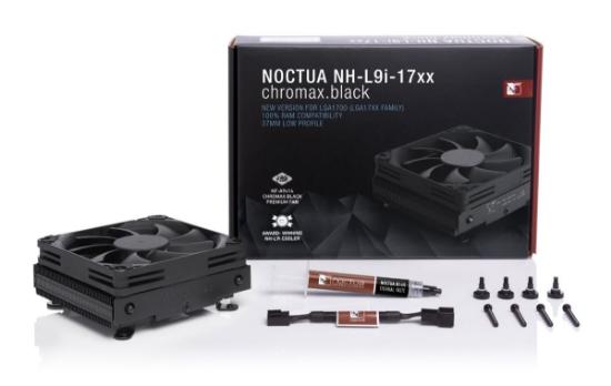 Hladilnik NOCTUA NH-L9i-17xx chromax.black, za Intel