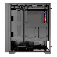 Ohišje BIT FORCE VOLTRON ARGB-4, MIDI, ATX, RGB, črno, window, bez napajalnika