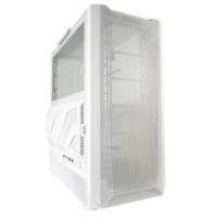 Ohišje LC POWER 900W Lumaxx Light ARGB, MIDI, ATX, belo, 7 ventilatora, bez napajalnika