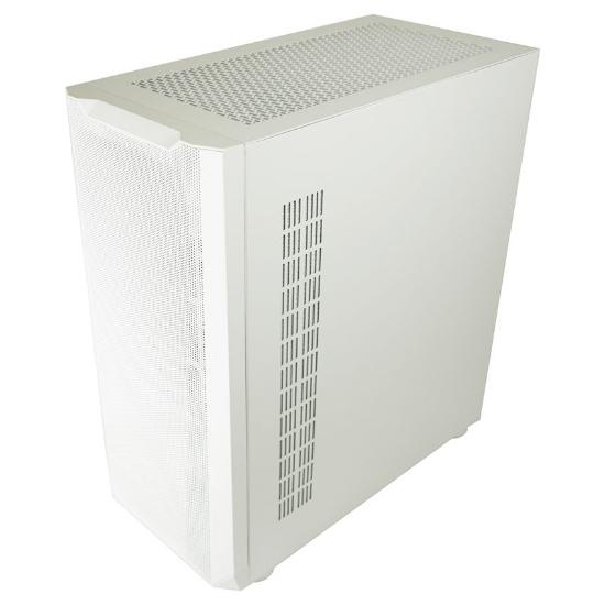Ohišje LC POWER 900W Lumaxx Light ARGB, MIDI, ATX, belo, 7 ventilatora, bez napajalnika