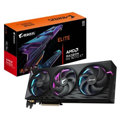 Grafična kartica GIGABYTE Radeon RX 9070 XT Aorus Elite, 16GB GDDR6