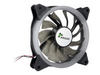 Ventilator INTER-TECH RS-051 ARGUS RGB LED, 120mm, 1200 obr./min, LED, črni