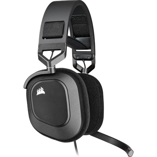 slušalke CORSAIR HS80 RGB USB, mikrofon, črne