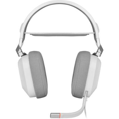 slušalke CORSAIR HS80 RGB USB, mikrofon, bele