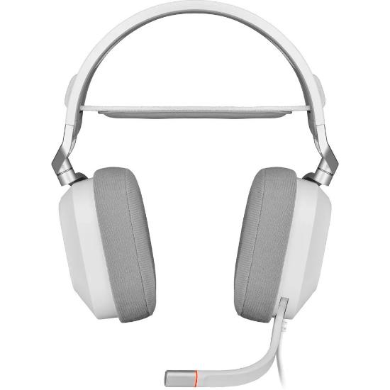 slušalke CORSAIR HS80 RGB USB, mikrofon, bele