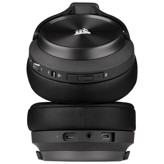 slušalke CORSAIR Virtuoso RGB Wireless XT, brezžične, mikrofon, črne