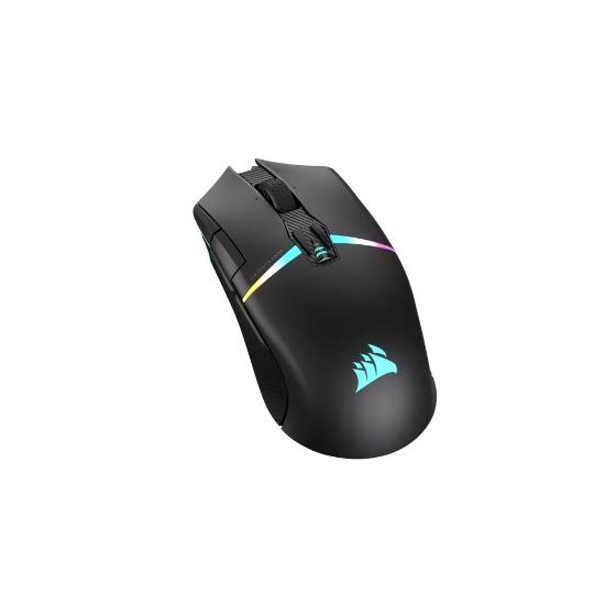 Miška CORSAIR Nightsabre Wireless, RGB, optički, bežični, 26000dpi, črni