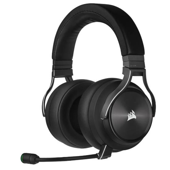 slušalke CORSAIR Virtuoso RGB Wireless XT, brezžične, mikrofon, črne