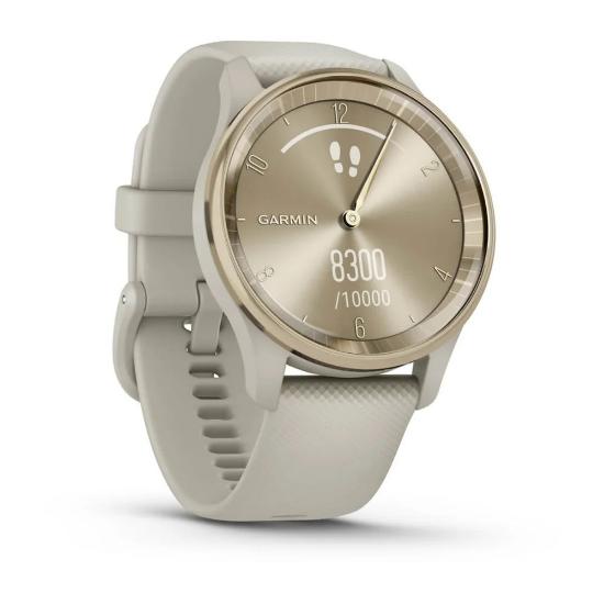 Pametna ura GARMIN Vivomove Trend, multisport, zlati/sivi remen