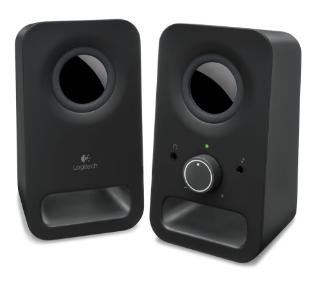 Zvočniki LOGITECH Z150, 2.0, 3W, črni