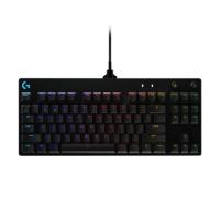 Tipkovnica LOGITECH G Pro TKL, GX Blue, mehančna, RGB, črna, USB