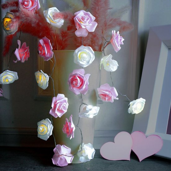 Ukrasna svjetla MIKAMAX Romantic Rose Lights, baterijska